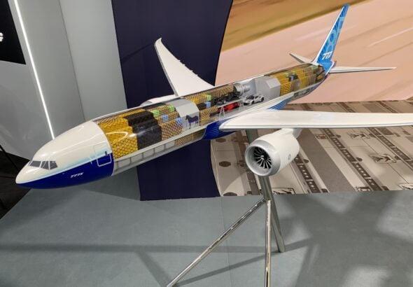 Boeing 777-8F model Paris Airshow 2025