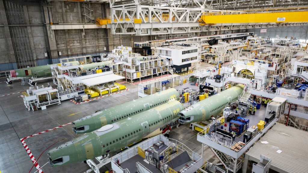 Airbus A320 family FAL Lagardere facility Toulouse