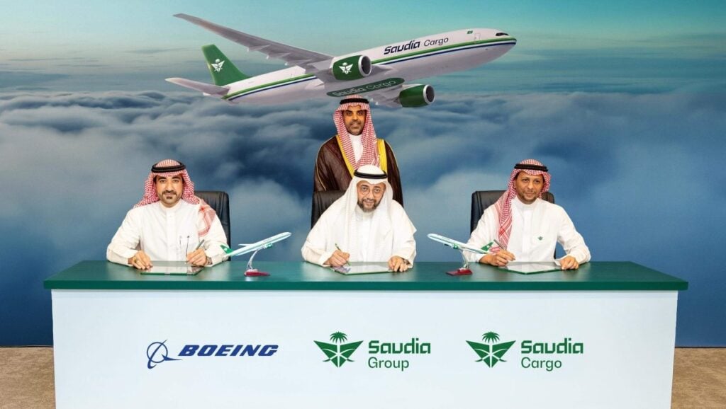 Saudia Cargo Boeing 777F order