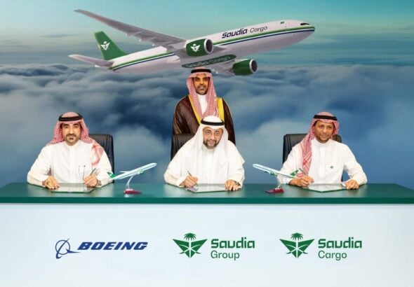 Saudia Cargo Boeing 777F order