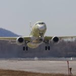 First Russian SJ 100 flies UAC