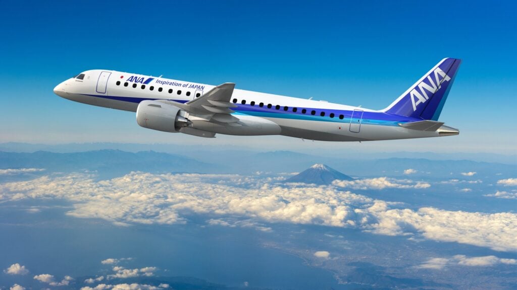 E190 E2 ANA Over Fuji 2 detail