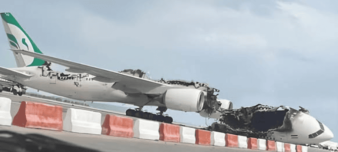 bombed iran 777