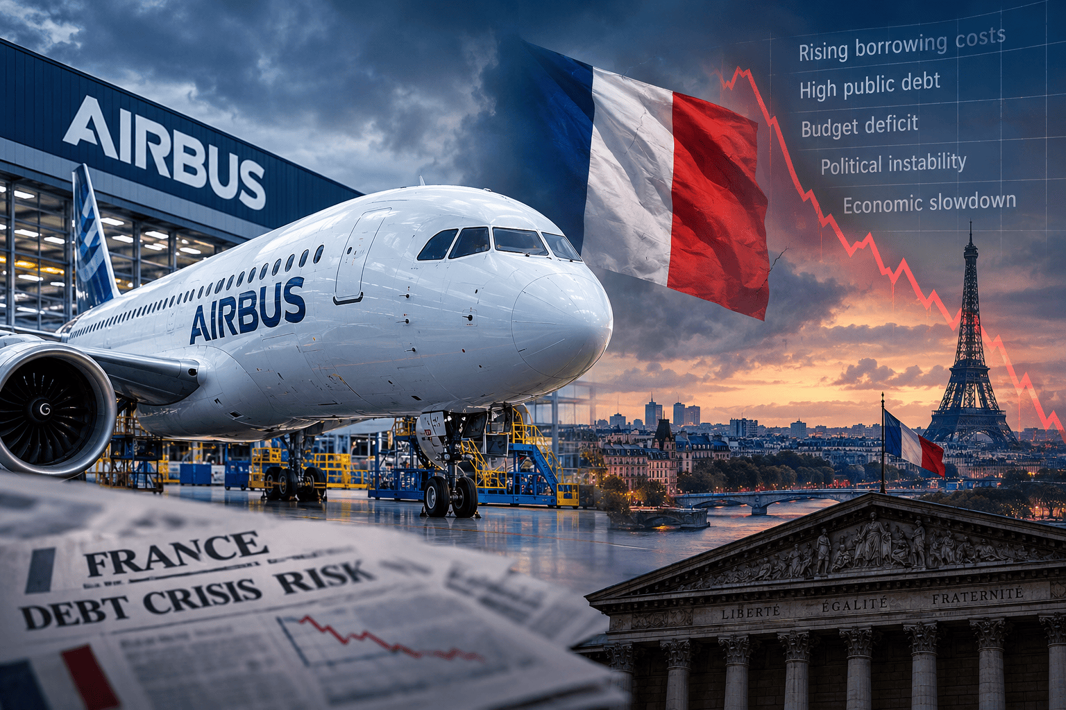 Airbus: How a French Debt Crash Could Impact Supply Chain